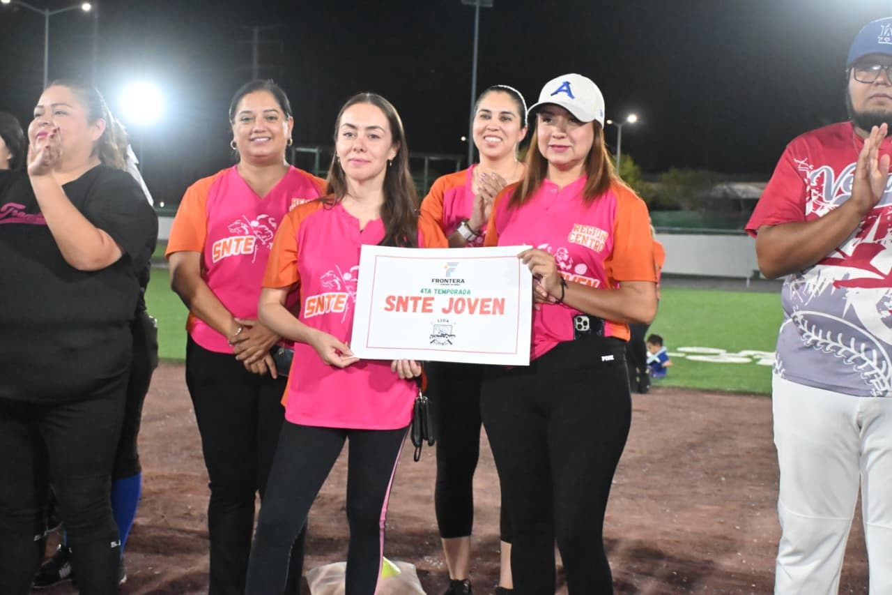 Inauguran Liga Municipal de Softbol Frontera 2025