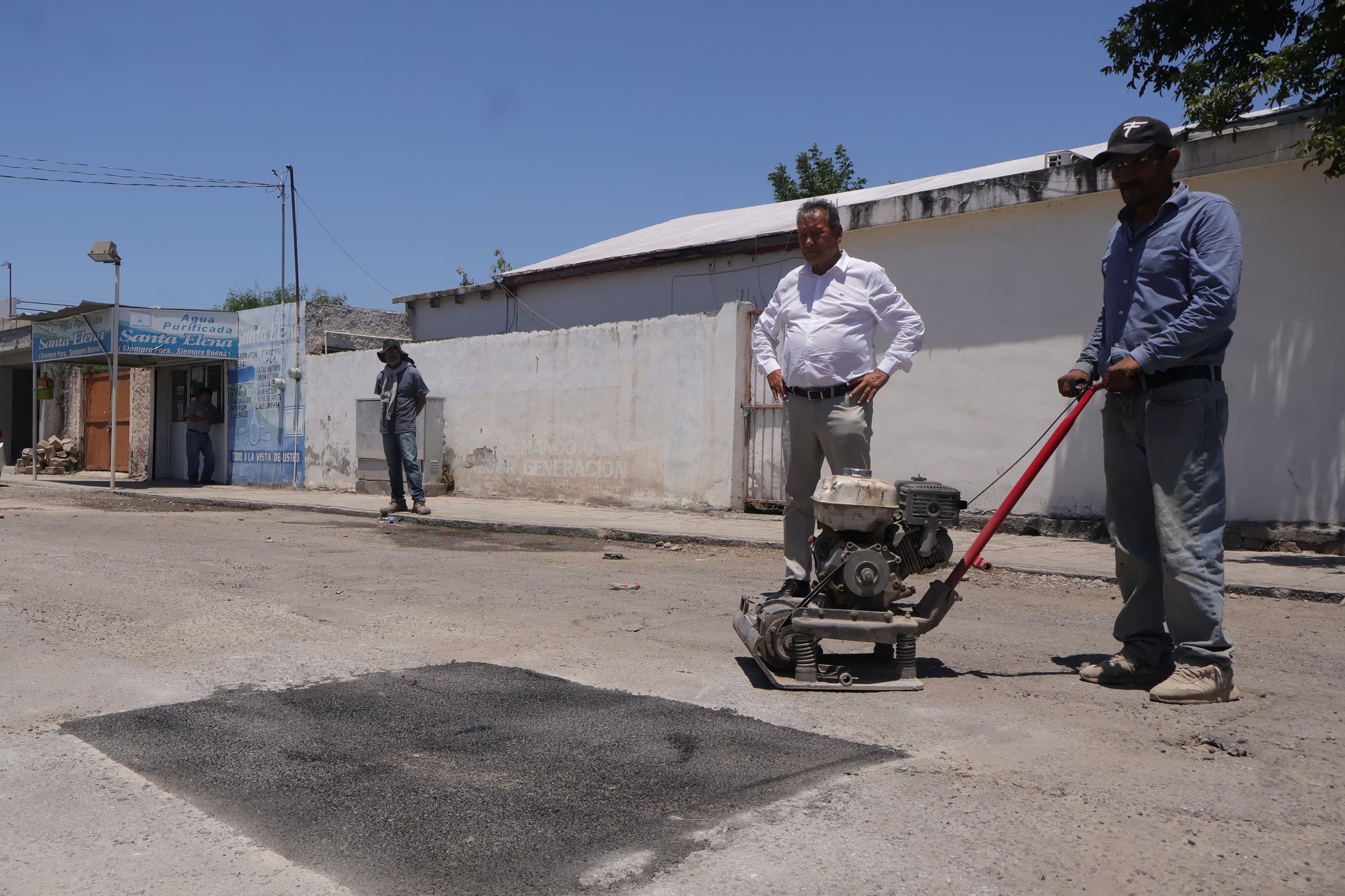 Avanza programa de bacheo en SJS