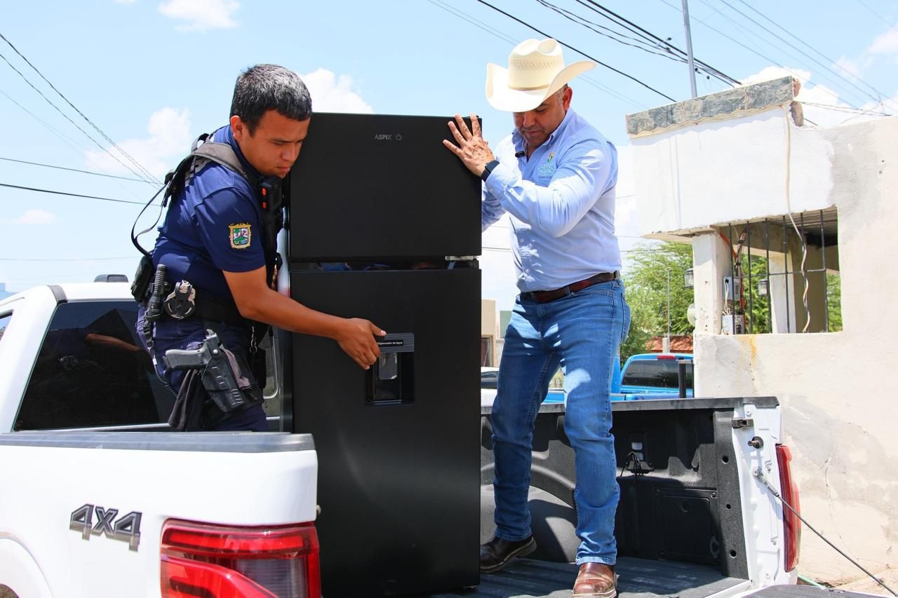 Solidario Chano Díaz con don Jesús Rivera