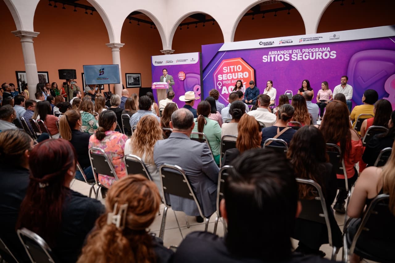 Inicia programa: Sitios Seguros para Mujeres