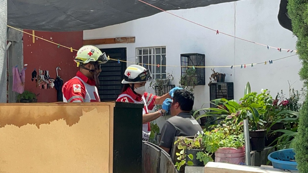 Hiere de cabezazo mujer a su marido