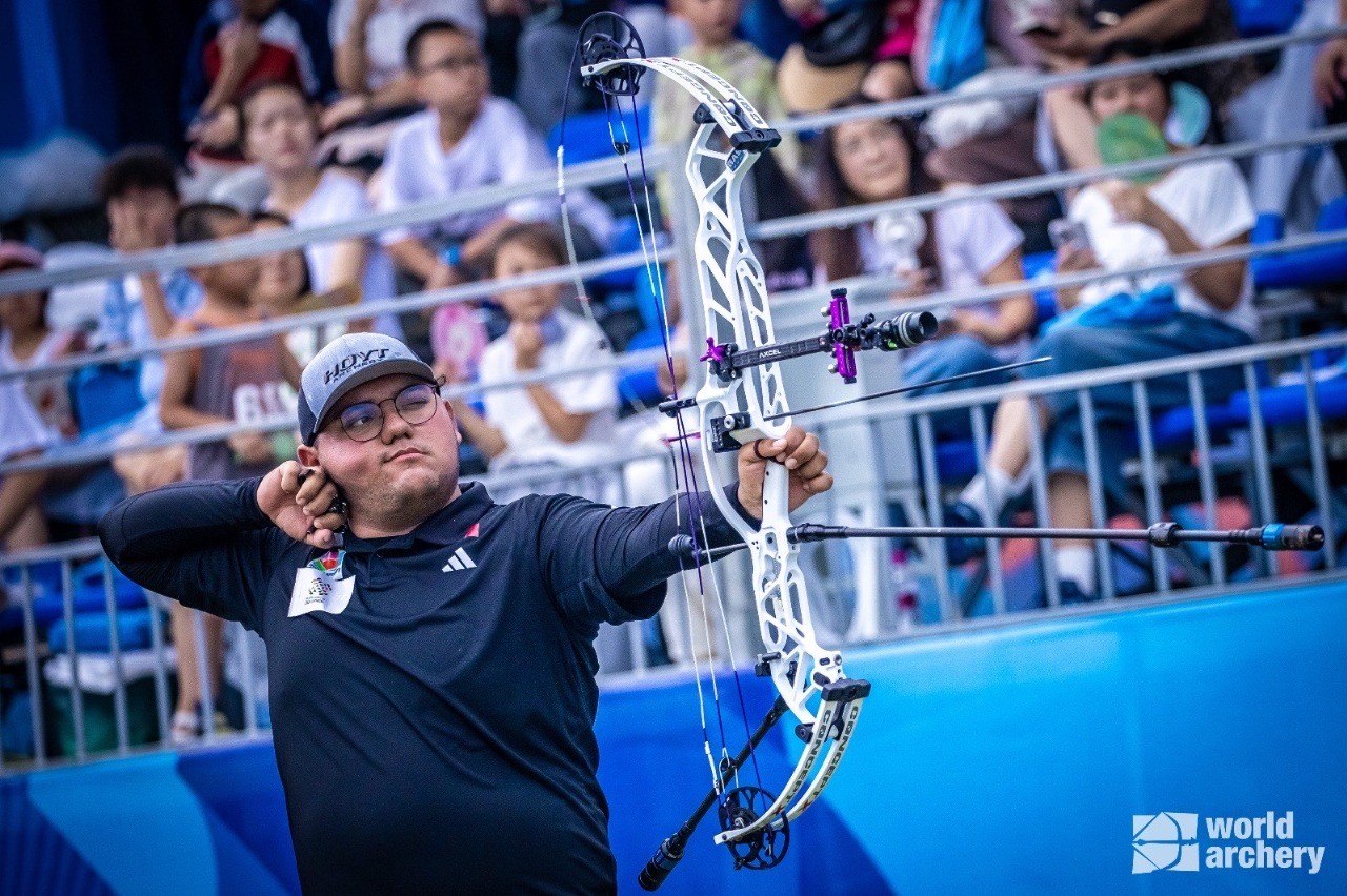 Gana arquero coahuilense plata en mundial en China