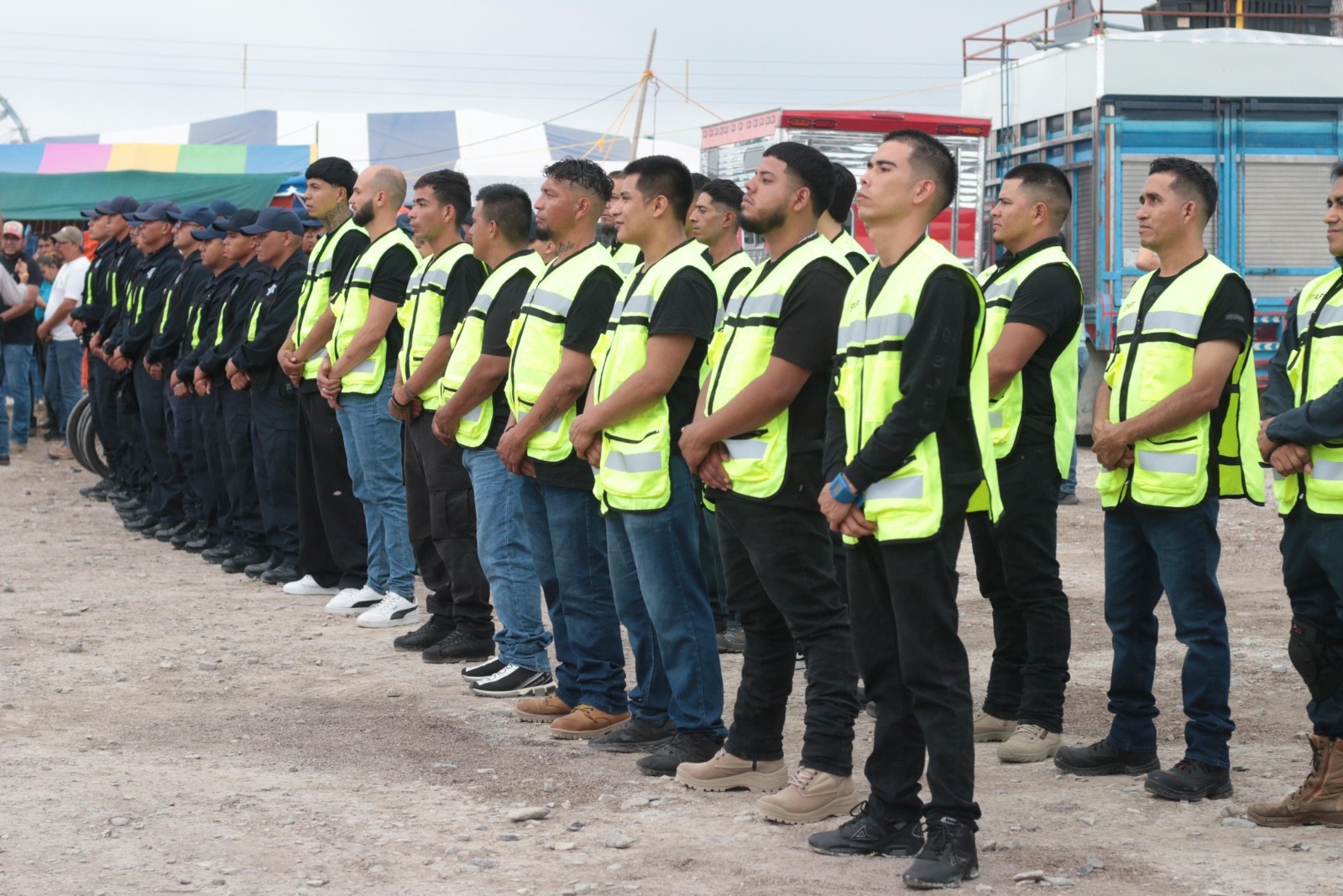 Con operativo 24/7 protegen la Feria de la Uva y el Vino
