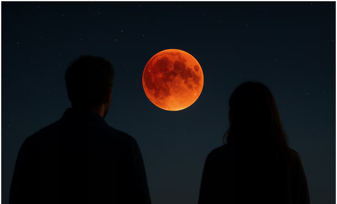 Eclipse Lunar 2025: esta es la hora exacta de la Luna de sangre; así se verá