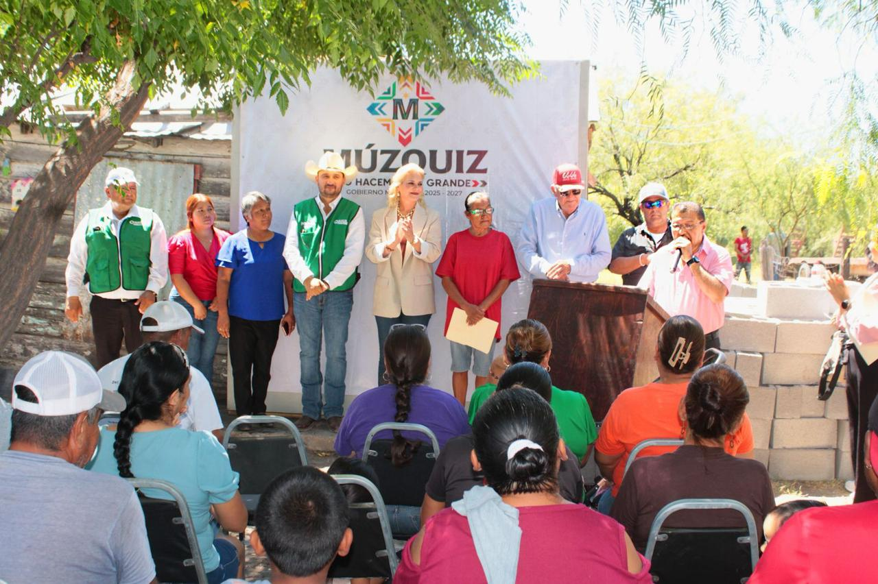 Inicia Laura Jiménez en Minas La Florida el Programa de Vivienda Digna