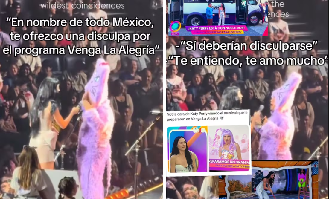 Mexicano se disculpa con Katy Perry tras asistir a Venga la Alegría; “sí deberían disculparse”, dice la cantante