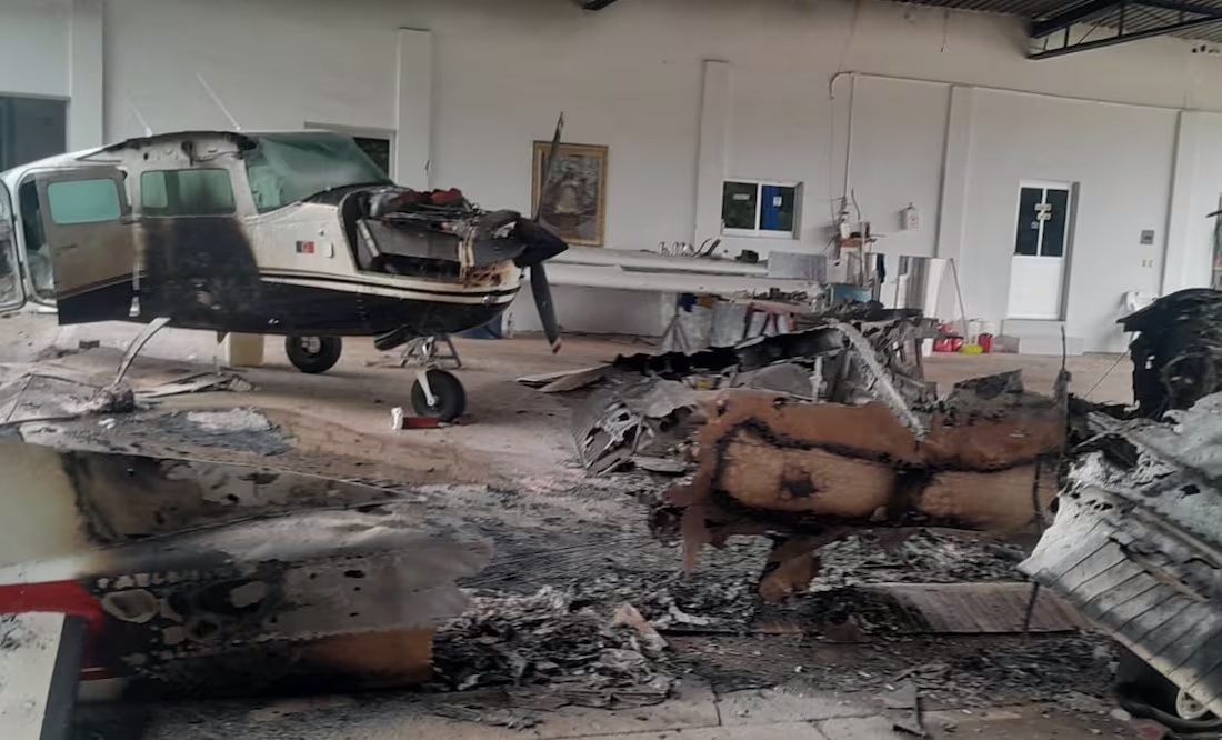 Deja CJNG tres muertos y avionetas destruidas