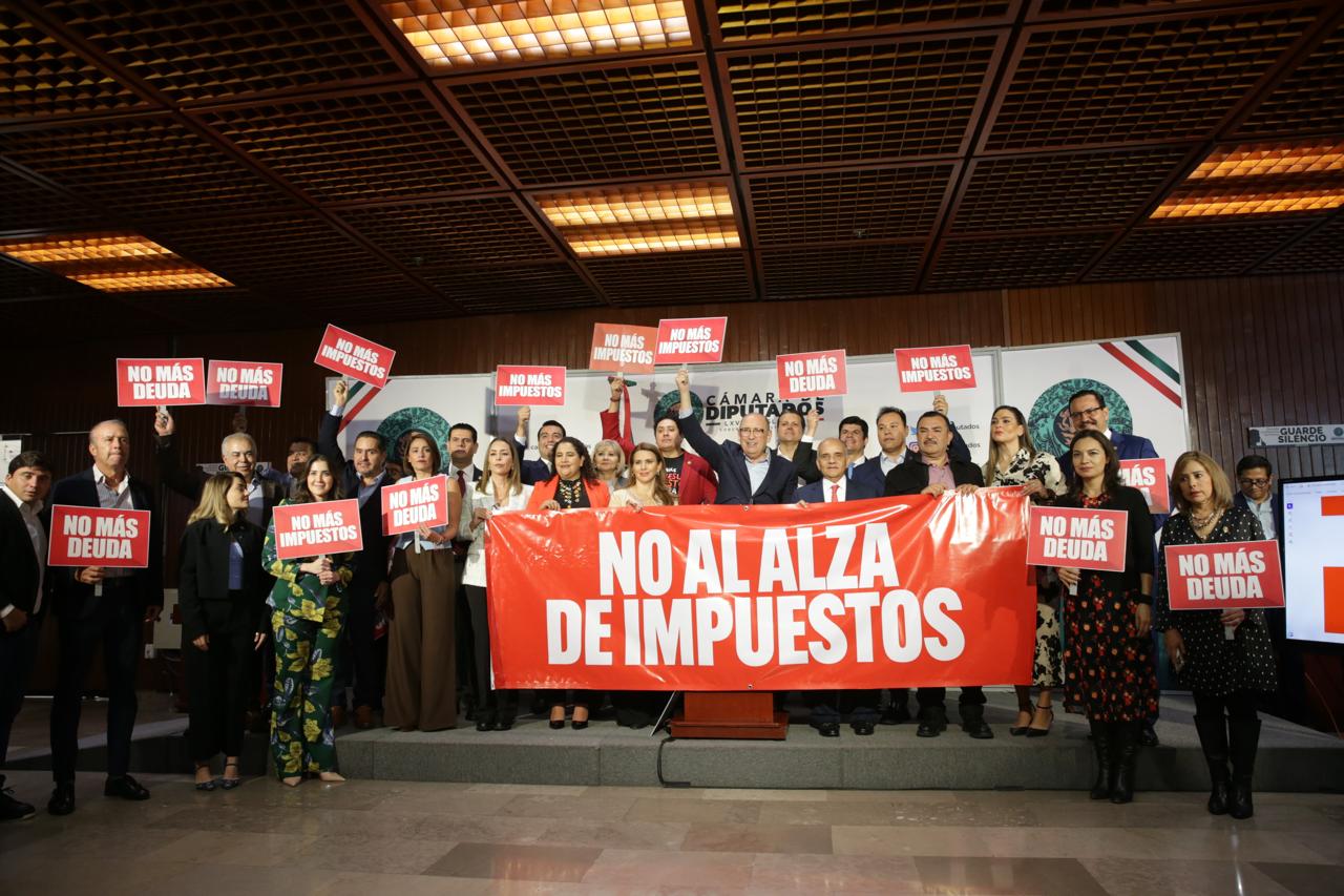 Presenta GPPRI Presupuesto Alternativo sin más impuestos