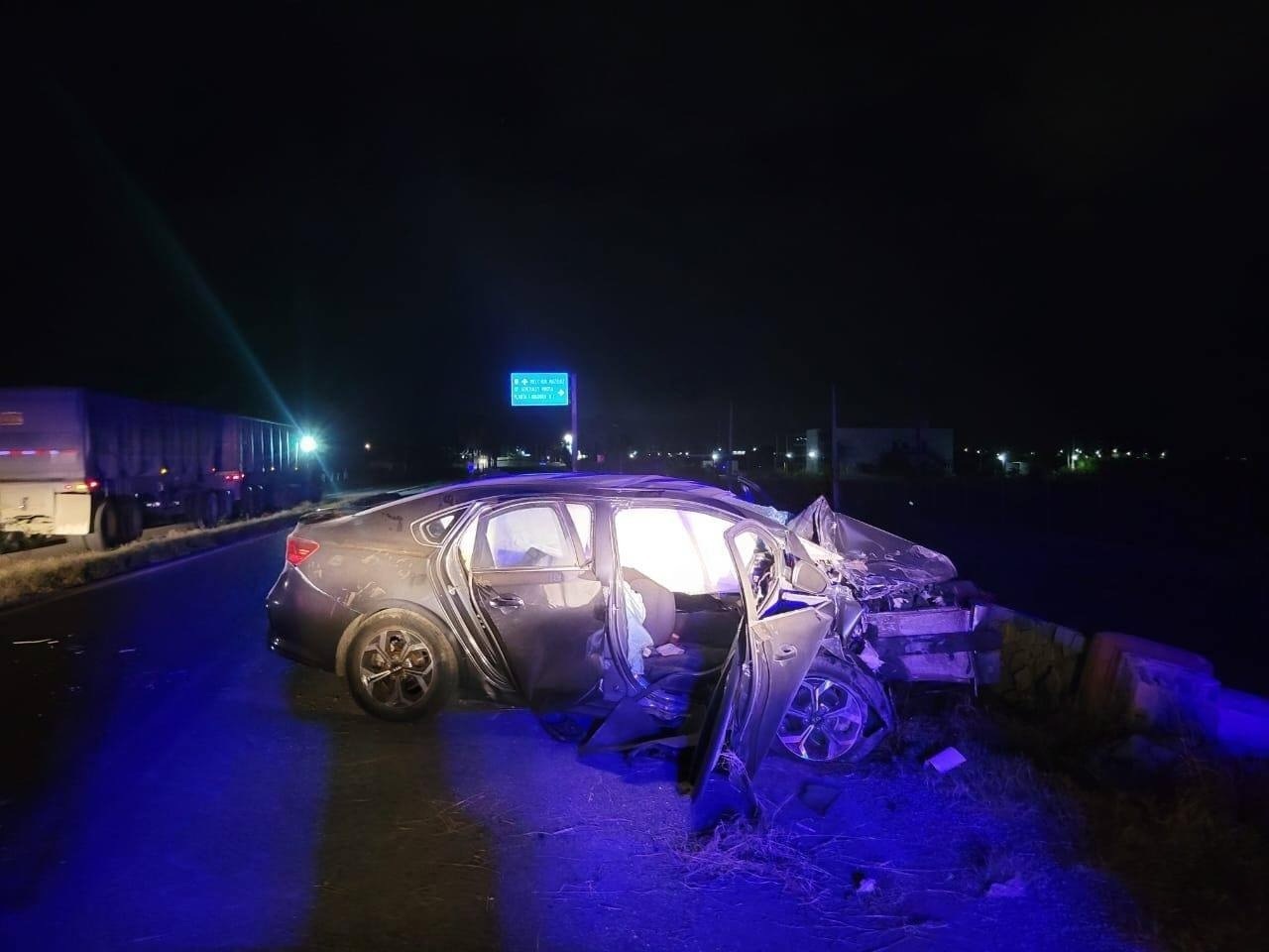 Sobrevive a accidente en la Palaú-Múzquiz