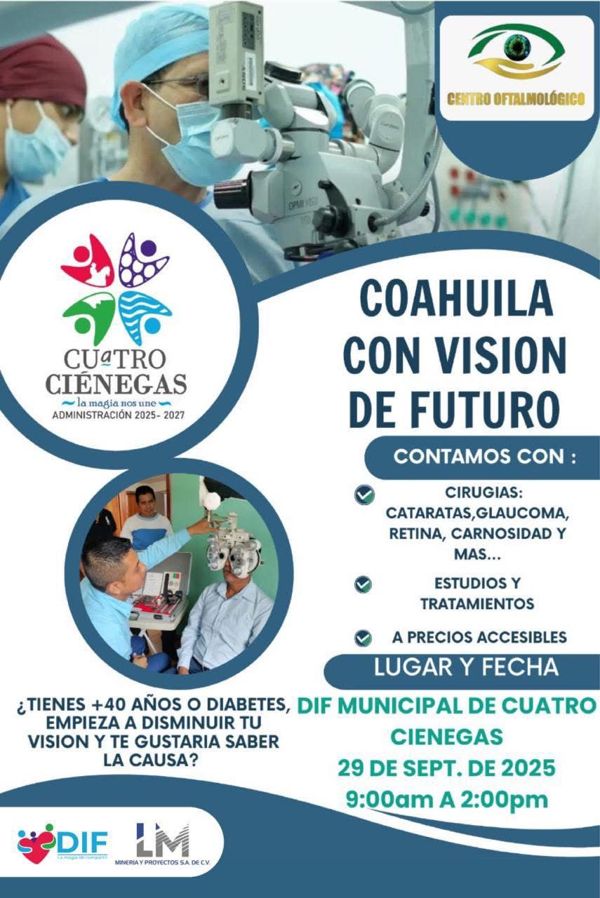 IMPULSA LEIJA EN CIÉNEGAS BRIGADA OFTALMOLÓGICA