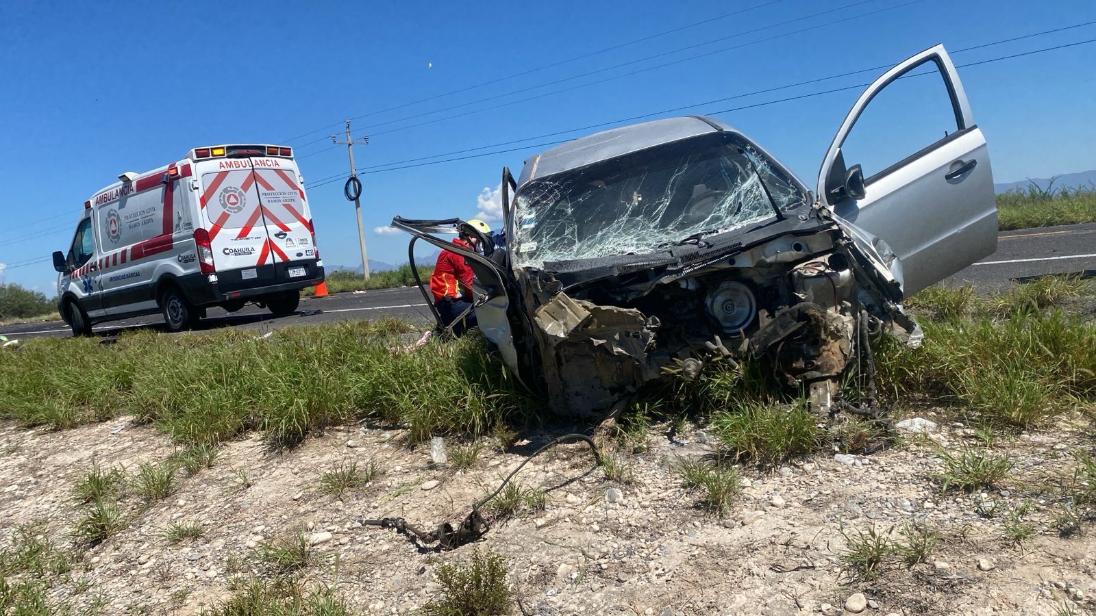 Muere mujer en brutal choque