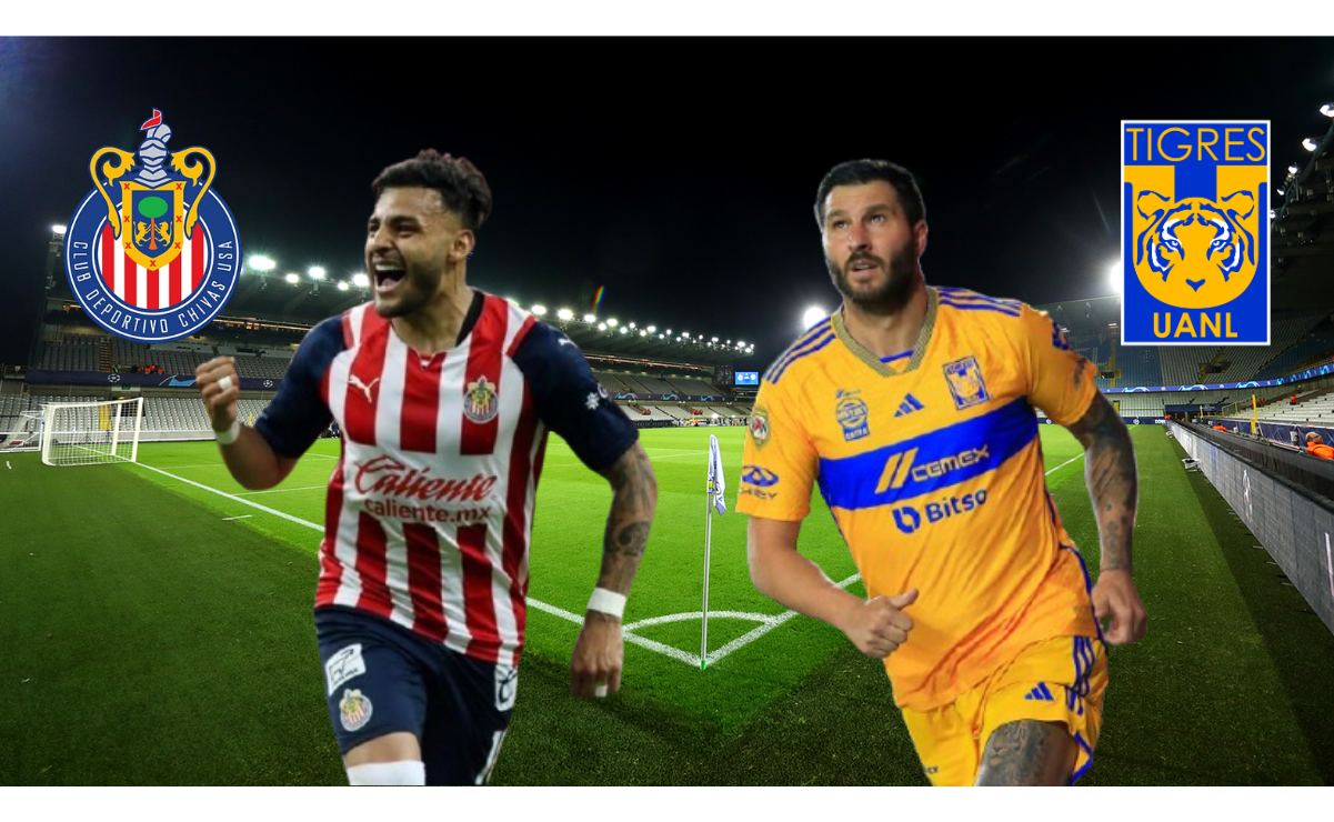 Chivas vs Tigres: Dónde ver el partido de las Chivas, alineaciones de Tigres y horario del juego