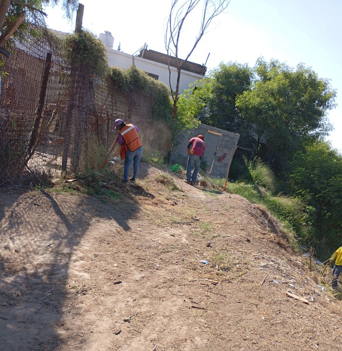 Intensifican limpieza en Arroyo Frontera