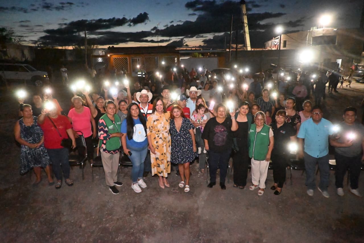 Inicia Sari iluminación de la colonia Rielera