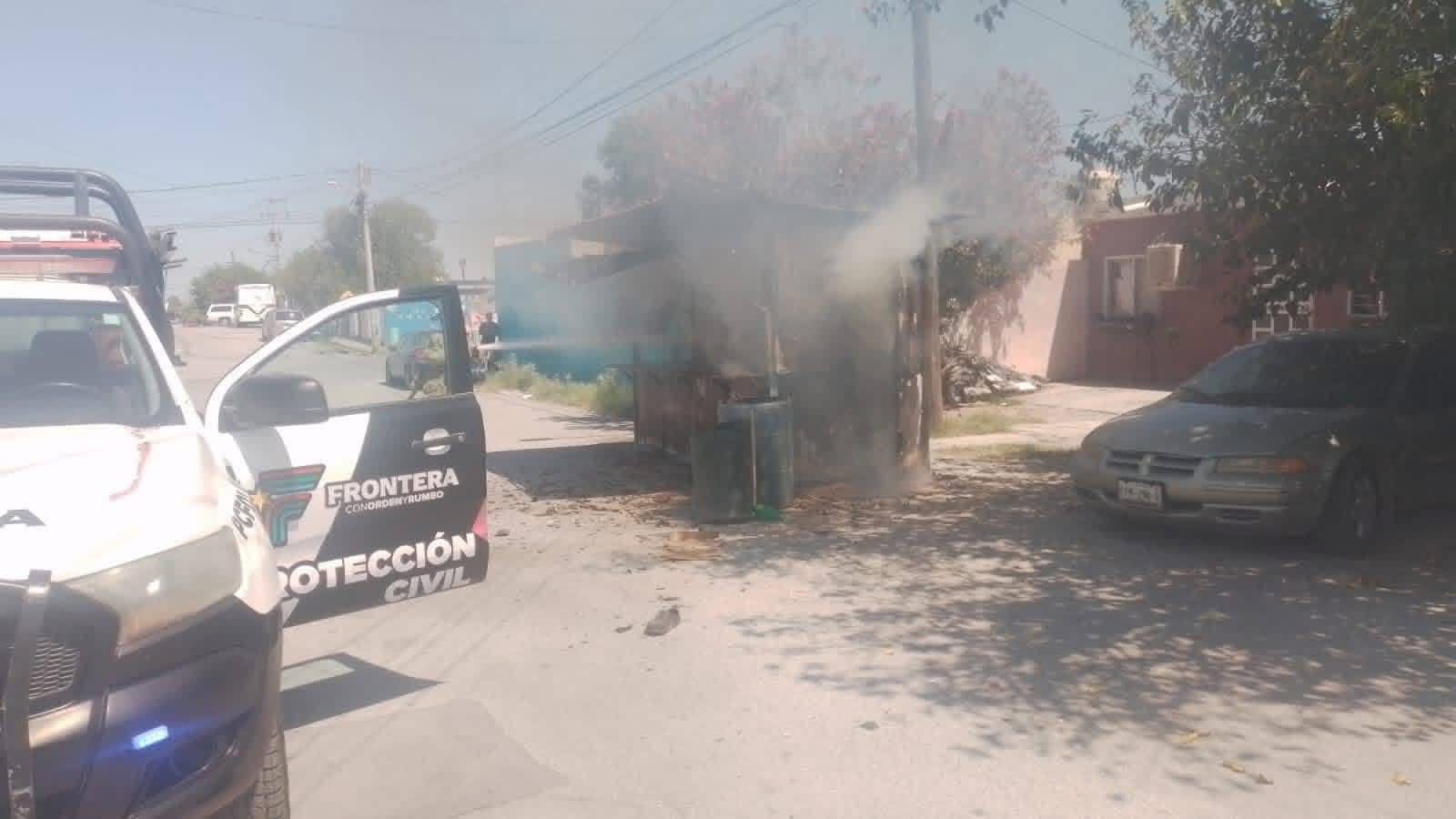 Sufre mascota acerera lesiones en incendio