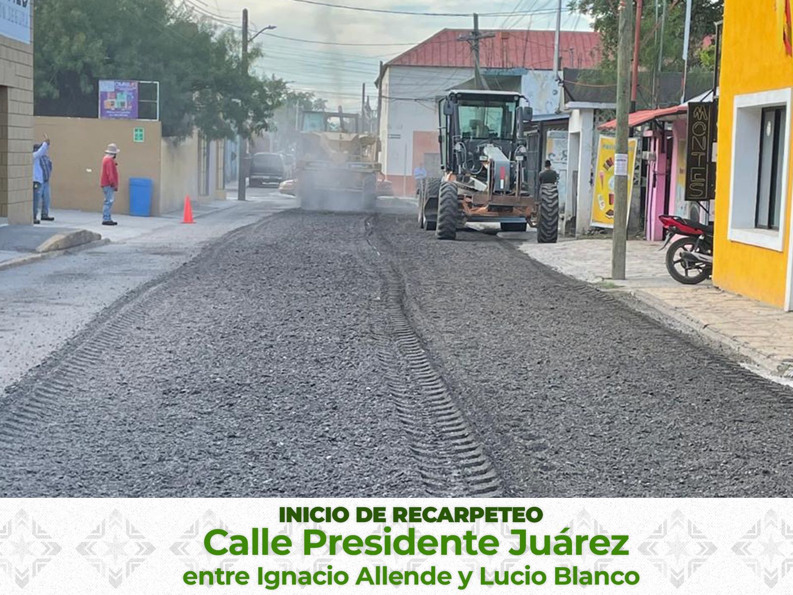 Arranca Múzquiz programa de recarpeteo de vialidades
