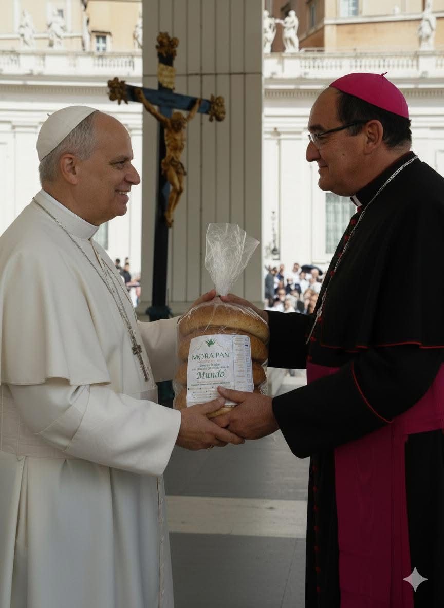 Obispo Hilario sí saludó al Papa… pero sin pan de pulque