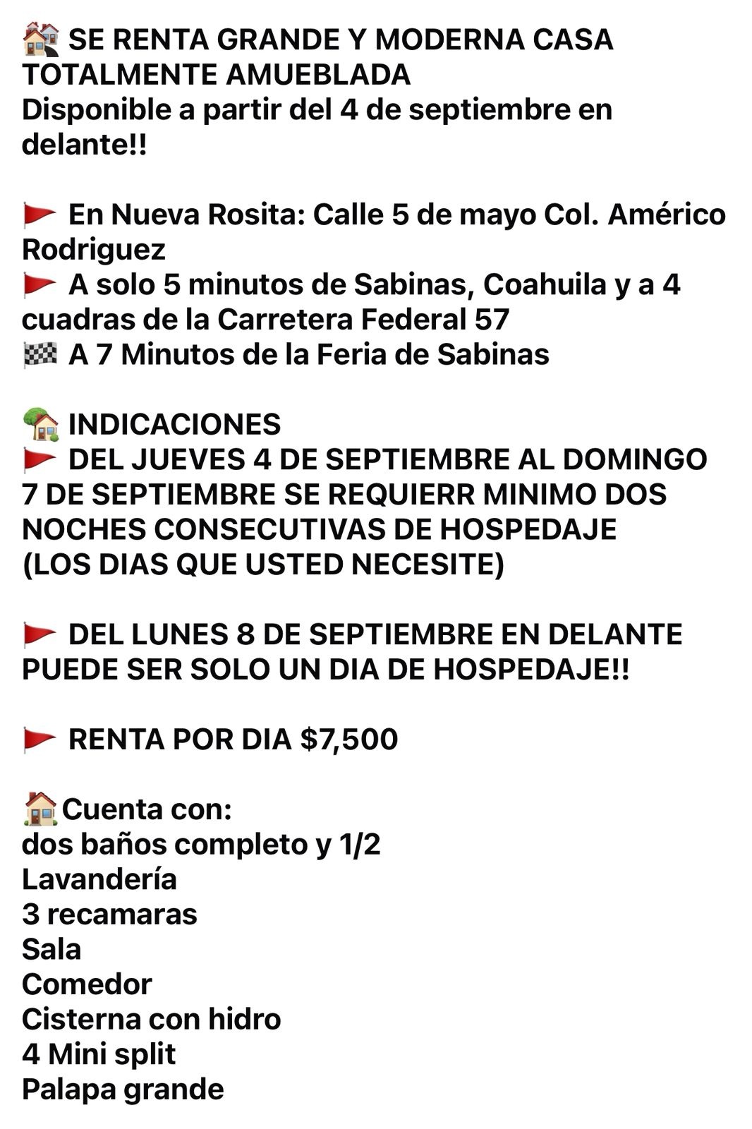Se disparan los precios de hospedaje en Carbonífera