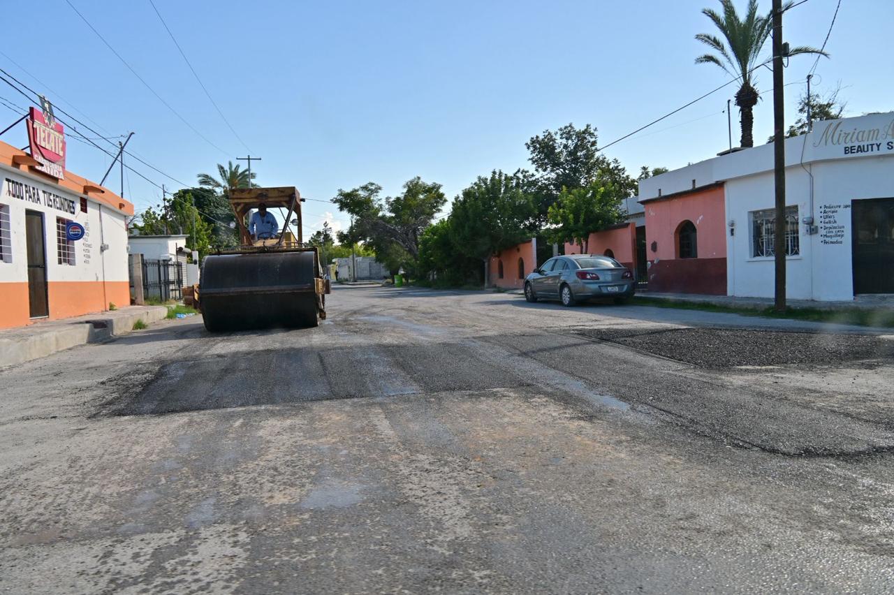 Intensifica San Buena los trabajos de bacheo