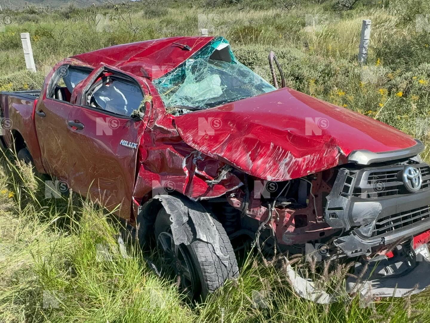 Tres lesionados tras fuerte accidente en la 57