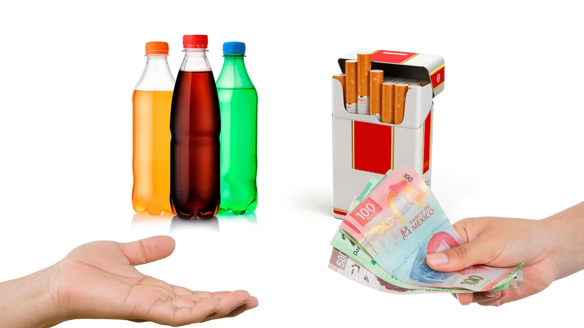 Suben impuestos a refrescos y cigarros en 87%