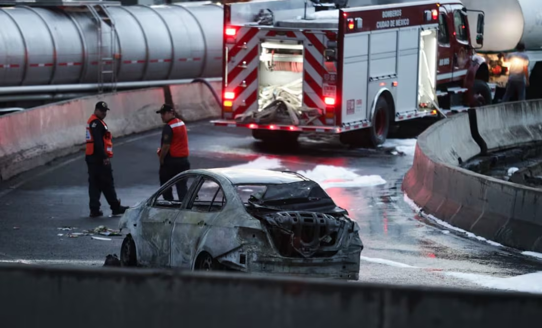 Van 13 personas fallecidas por explosión de pipa en Puente de la Concordia