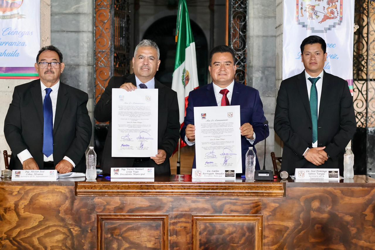 Cuatro Ciénegas y Xicotepec, unidos en hermandad y fraternidad