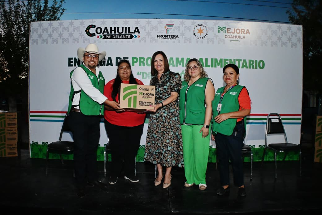 Sari y Mejora Coahuila arrancan en Frontera el programa «Despensón»