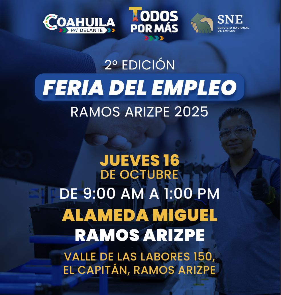 Habrá en Ramos Feria del Empleo incluyente