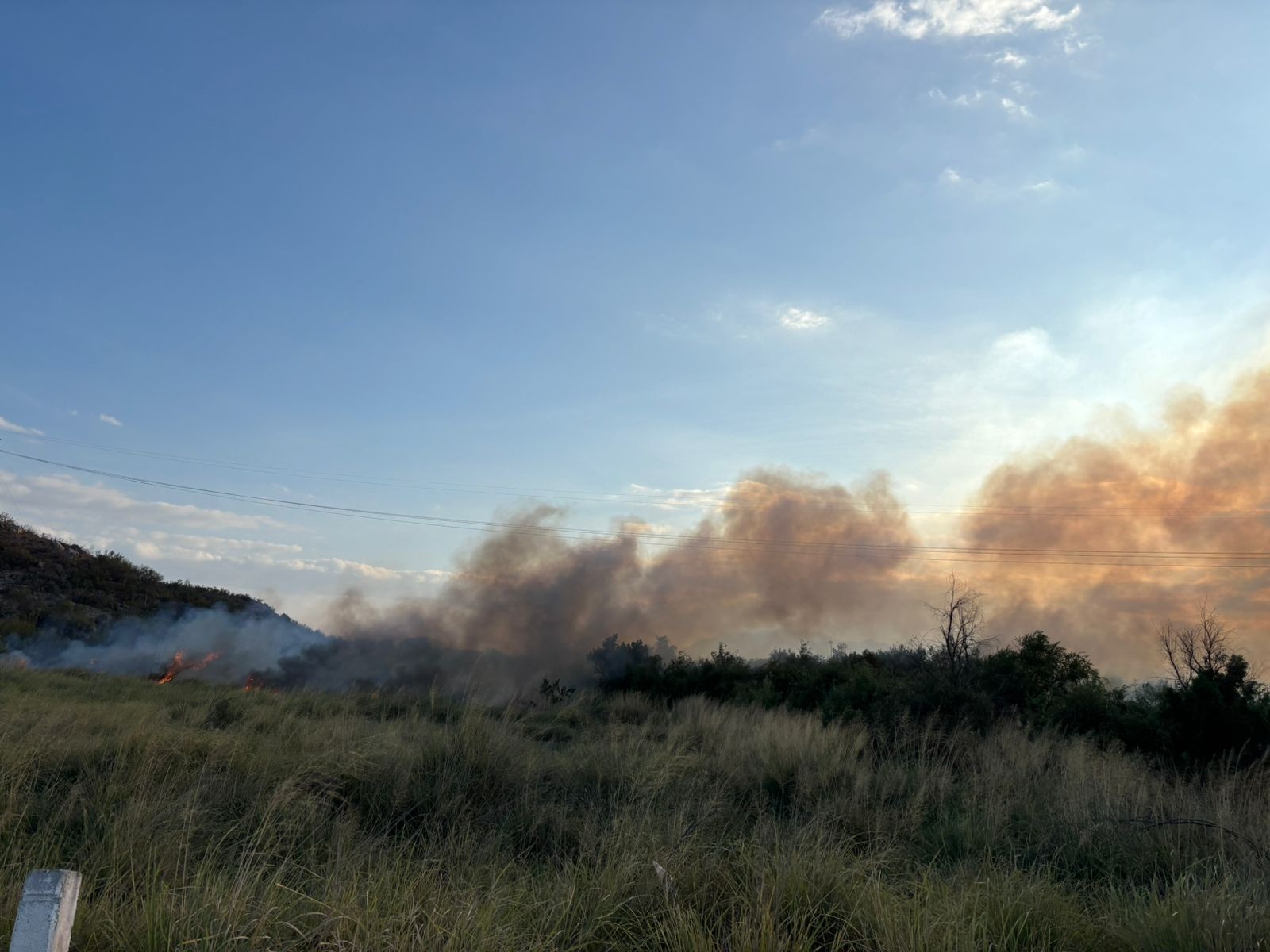 Alarma y moviliza incendio al Oriente