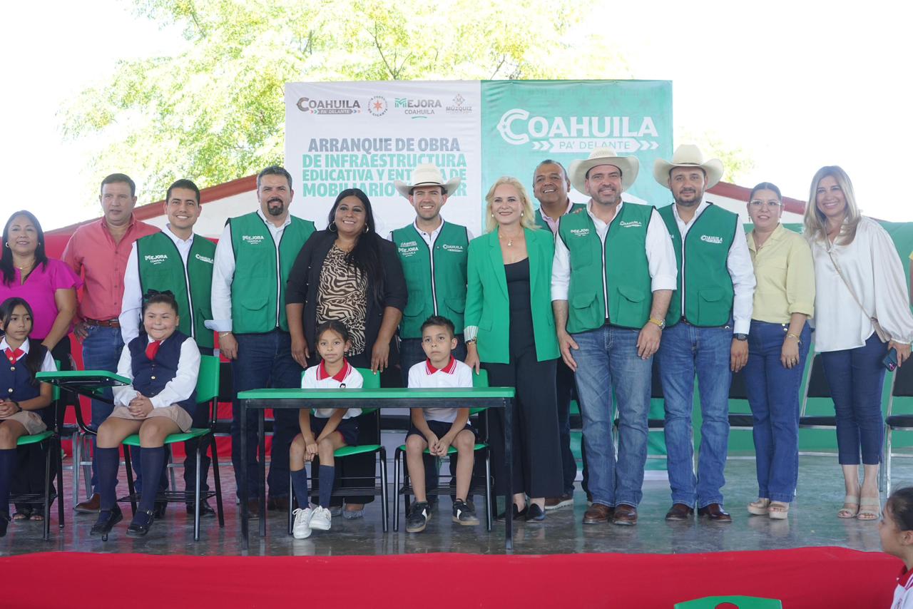 Invierte Mejora Coahuila en infraestructura escolar