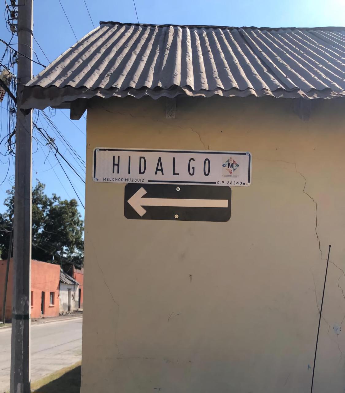 Avanza señalización del Melchor Múzquiz
