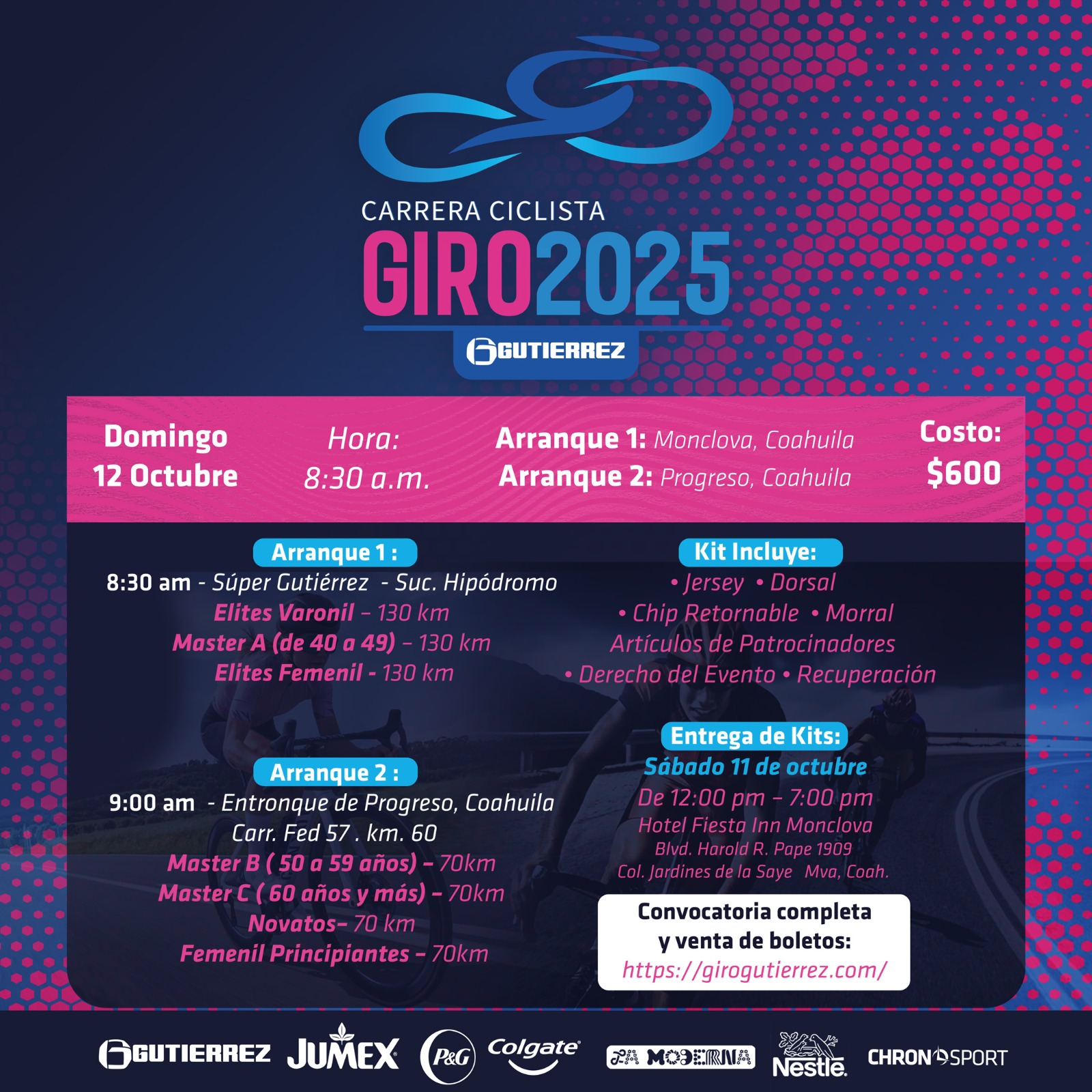 Invita Super Gutiérrez a competencia ciclista