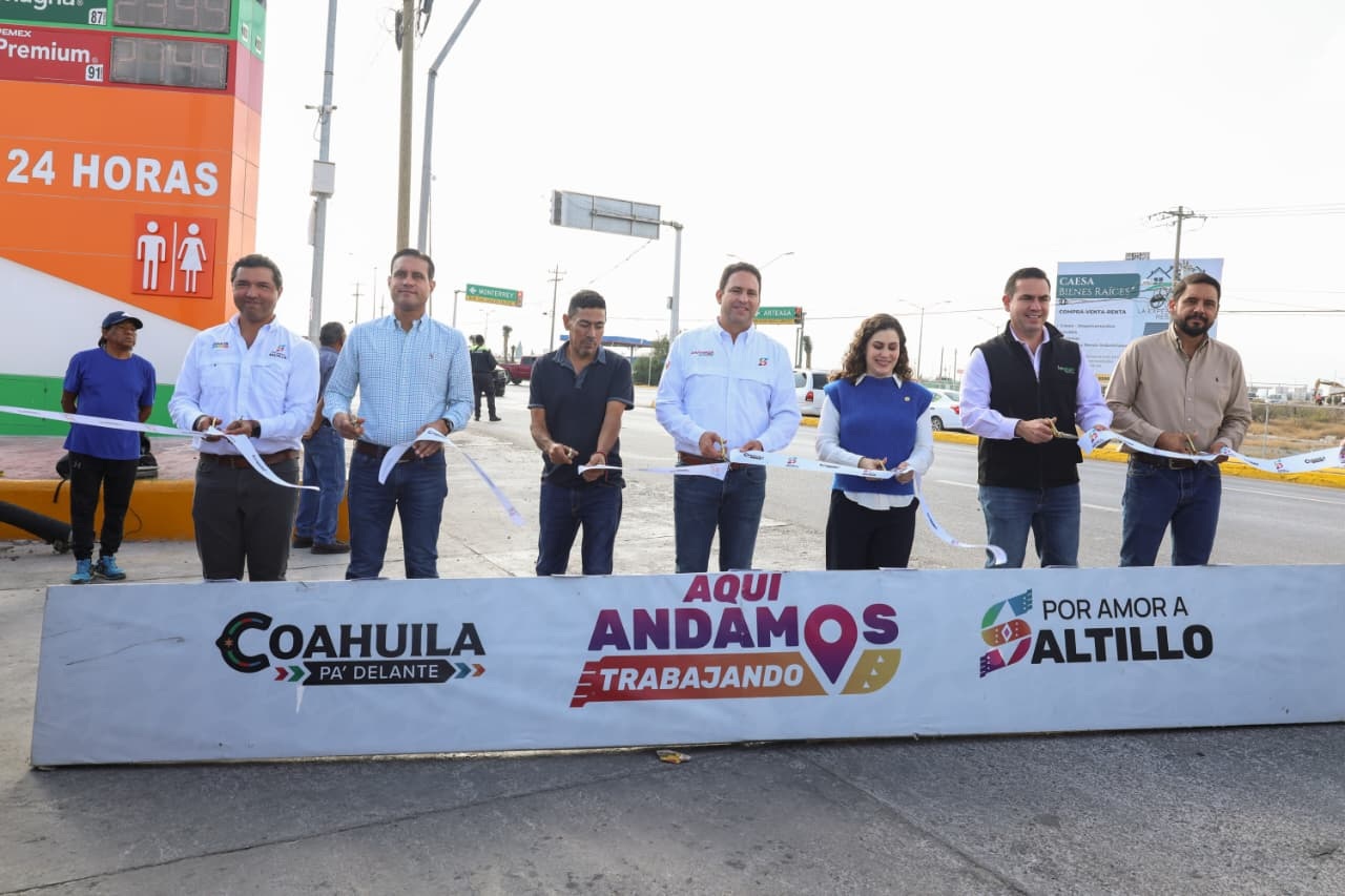 Entrega Javier Díaz adecuaciones viales