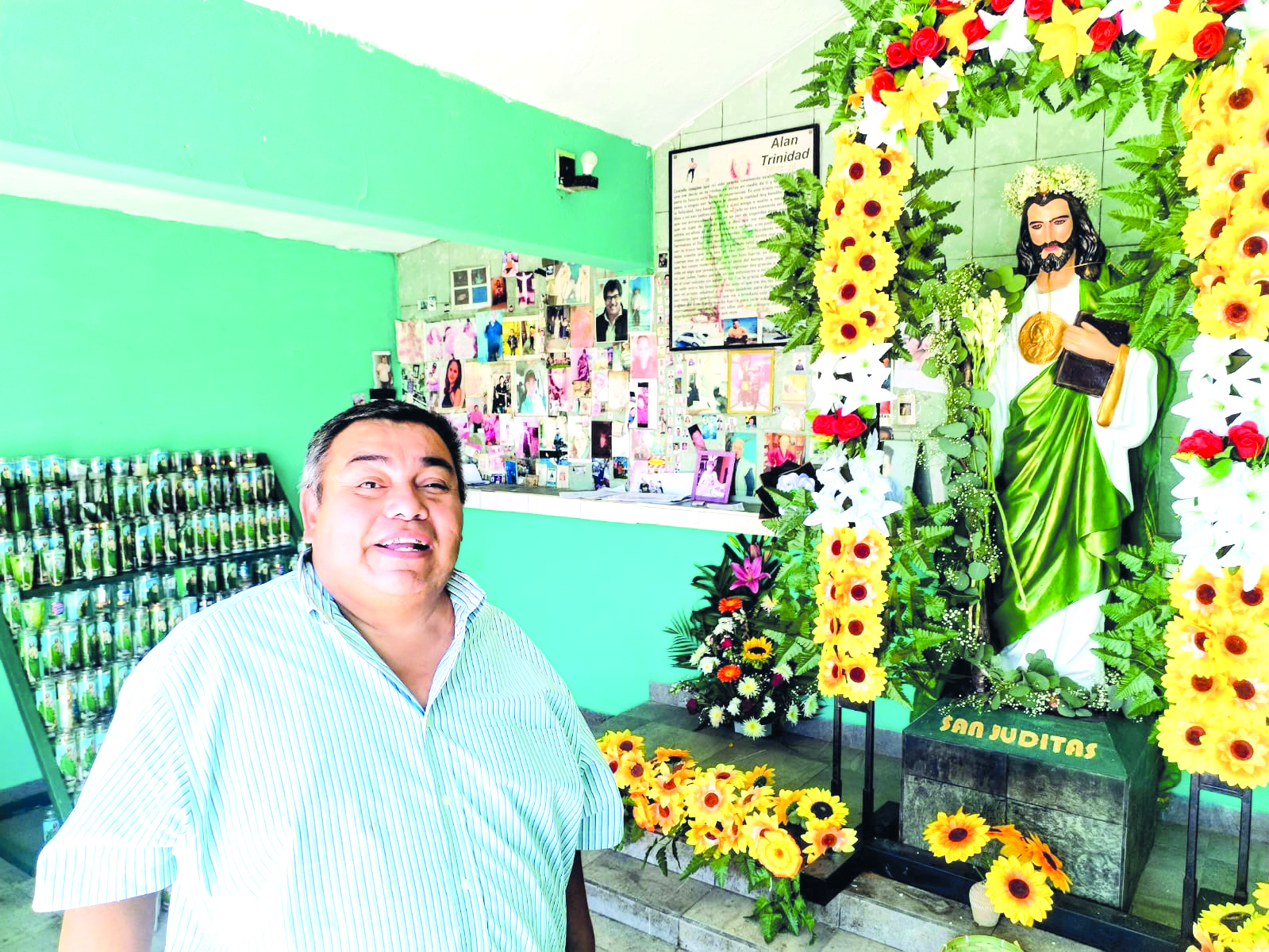 Se recupera de embolia y agradece a San Judas