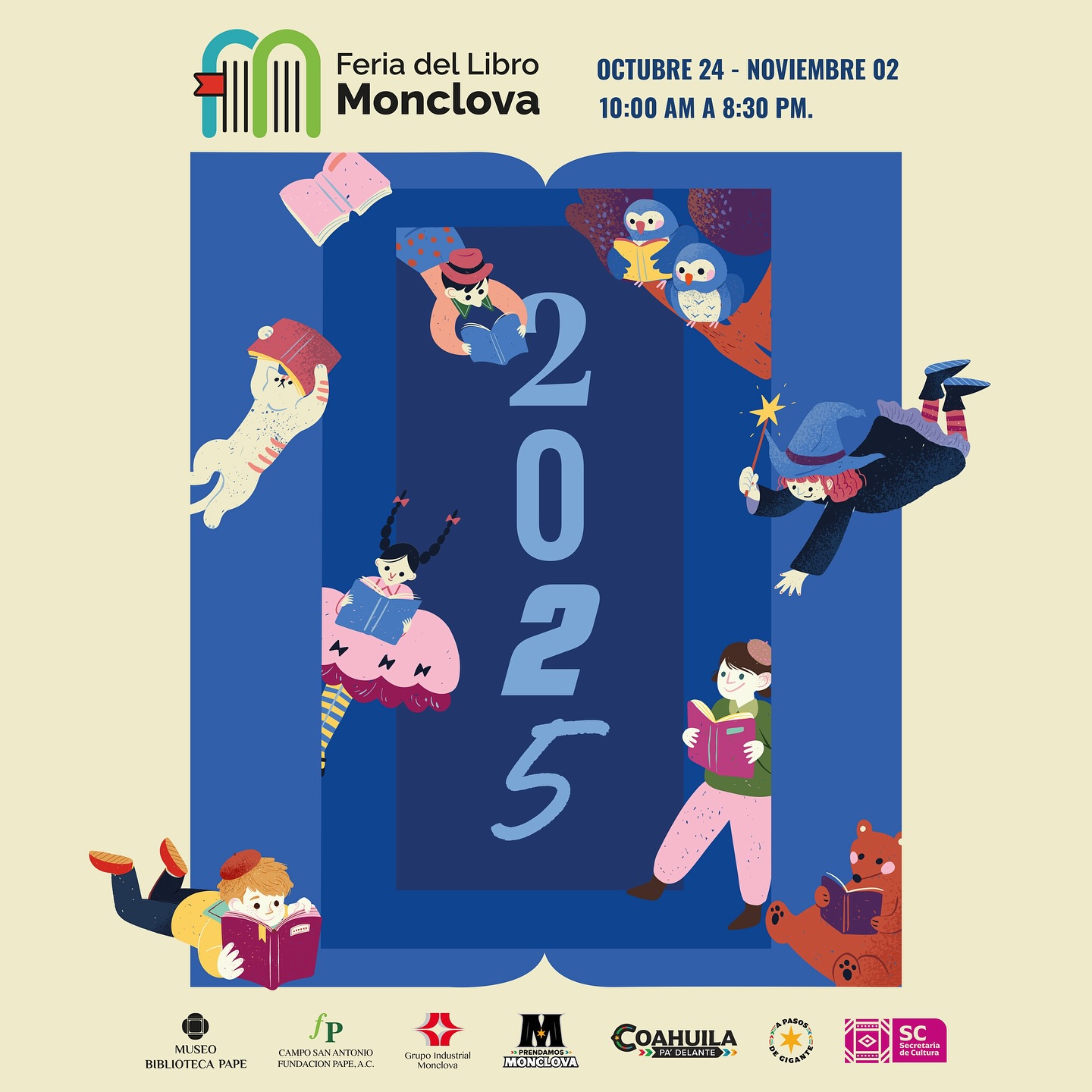 Inaugura hoy Monclova la Feria del Libro 2025