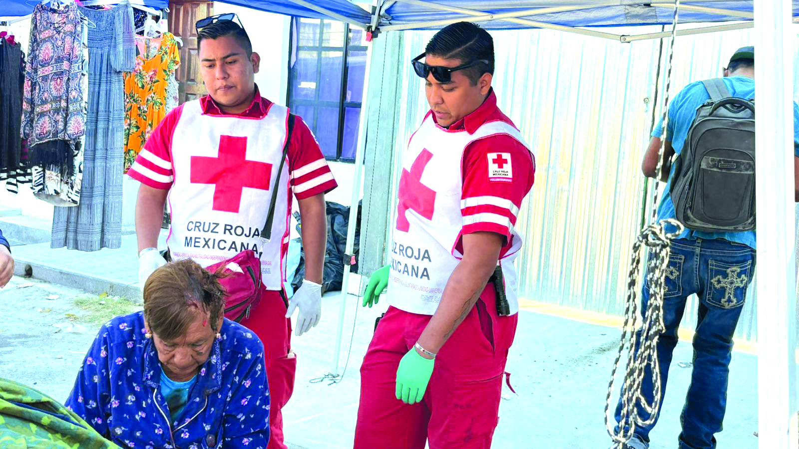 Sufre anciana brutal agresión de su hijo