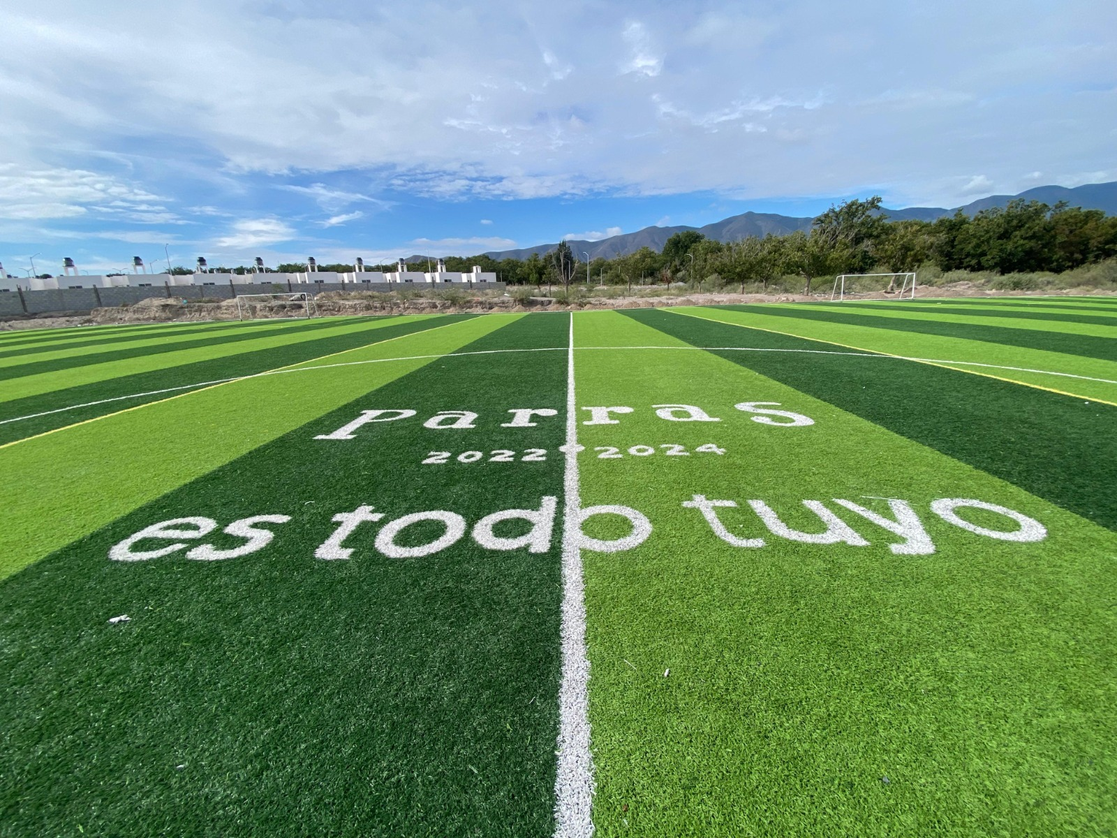 Fortalecen infraestructura de la Cancha de Fútbol Soccer 11