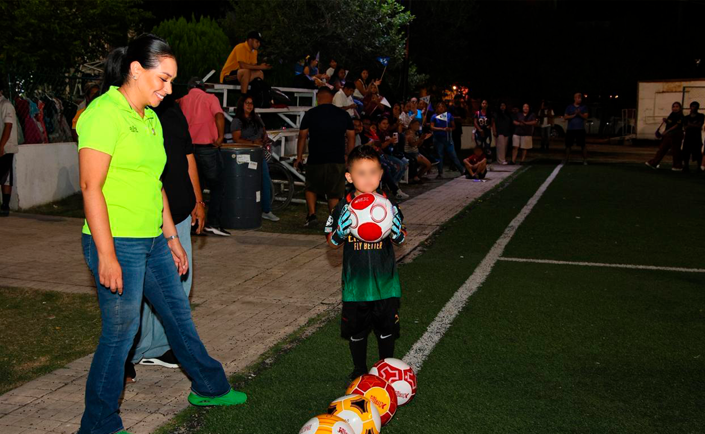 Arranca la Liga Pañalera y Liga Libre dedicadas al alcalde Chano Díaz en la Villa de Agujita