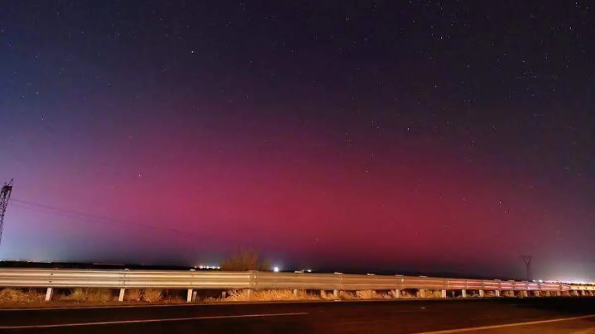 Ilumina aurora boreal los cielos coahuilenses