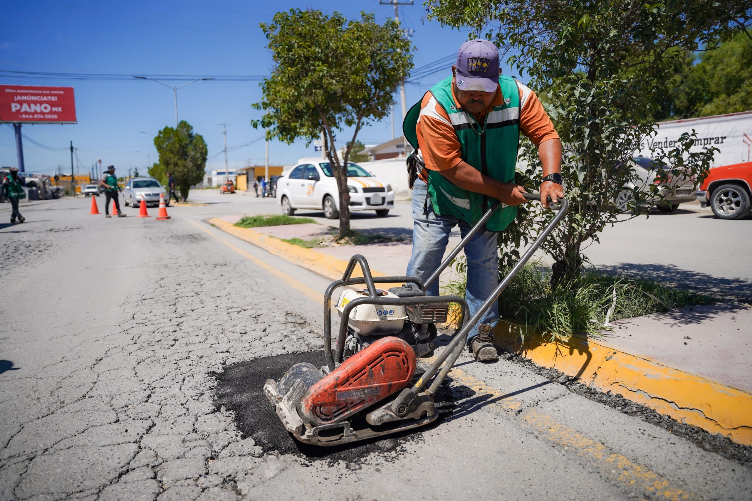 11 mil acciones de bacheo en Ramos