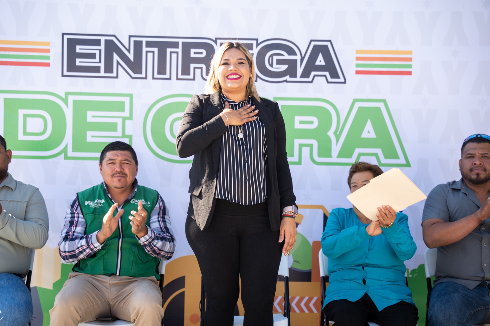 Entrega Yesica Sifuentes la calle Lerdo de Tejada