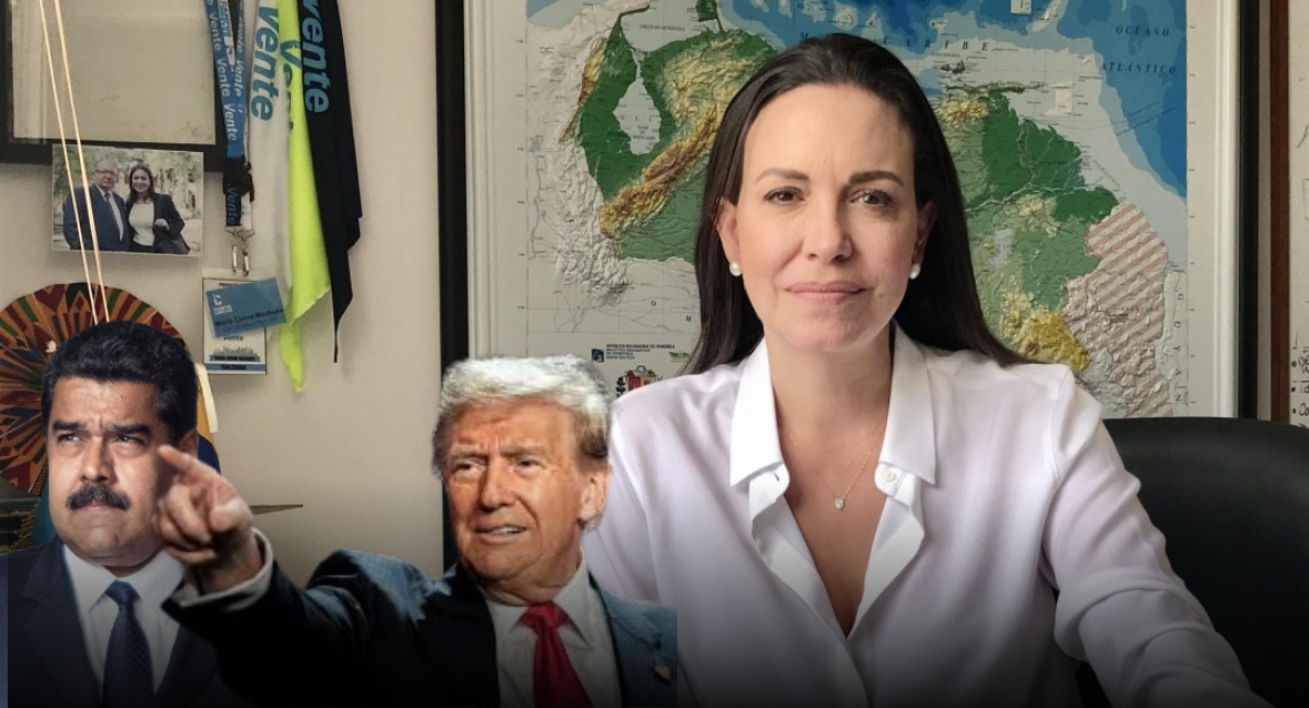 María Corina Machado afirma que «Maduro empezó esta guerra y Trump la está terminando»