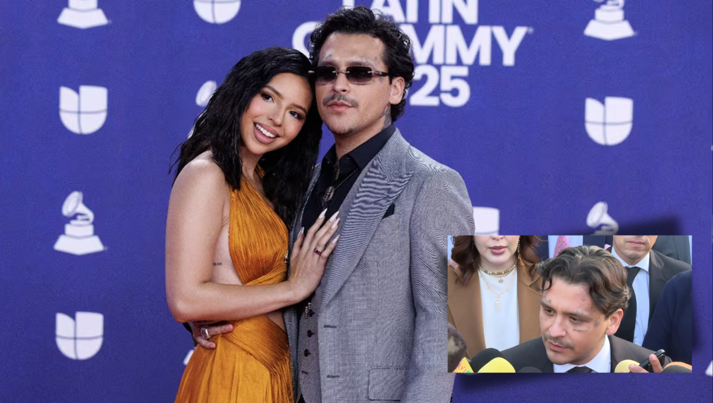 Christian Nodal aclara su discurso en los Grammy y por qué omitió a Ángela Aguilar