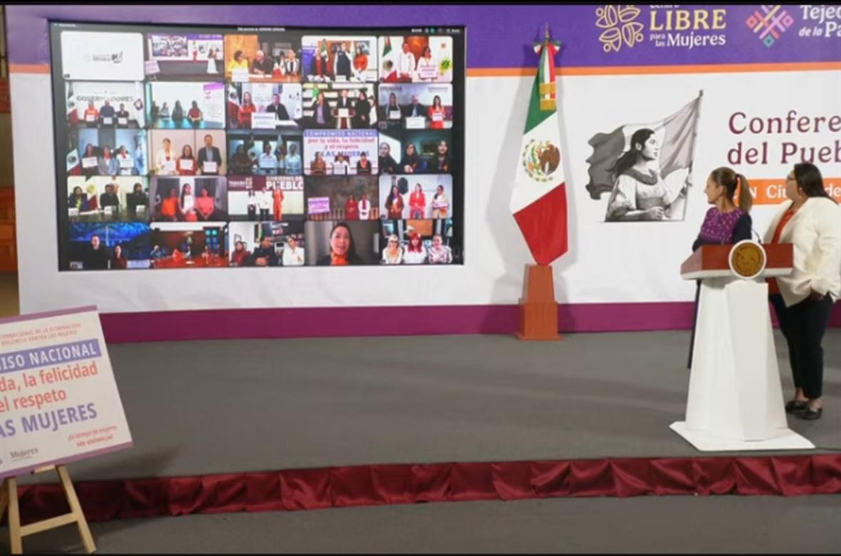 Firman gobernadores pacto contra violencia de género