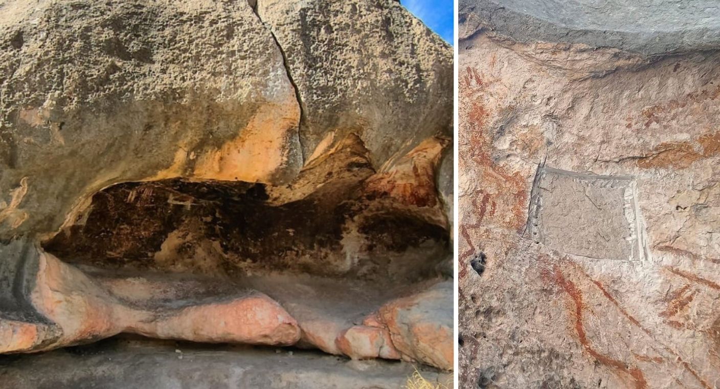Alista INAH restauración de pinturas rupestres de 4-C