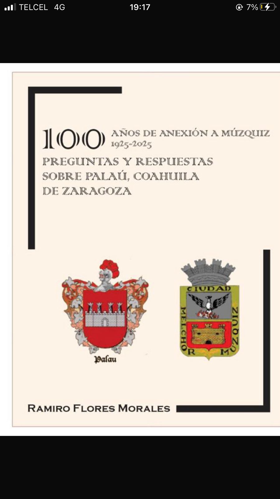 Presenta nuevo libro cronista de Sabinas