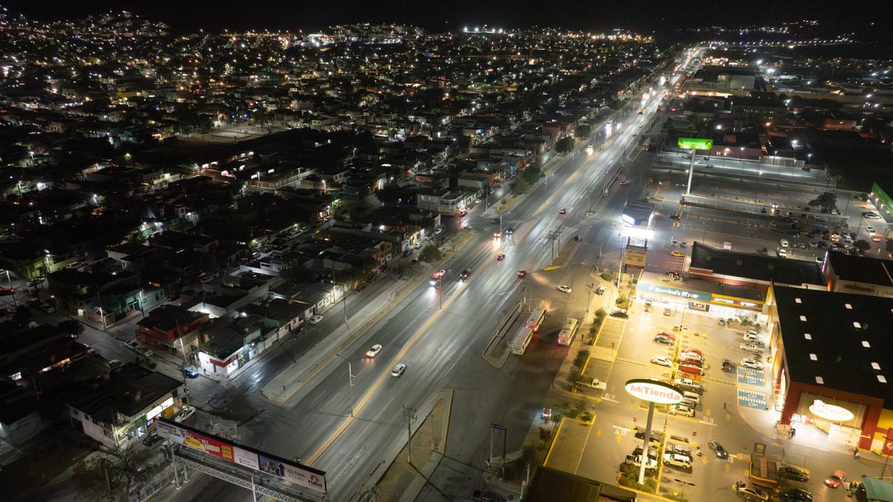 Registra modernización de luminarias 90% de avance