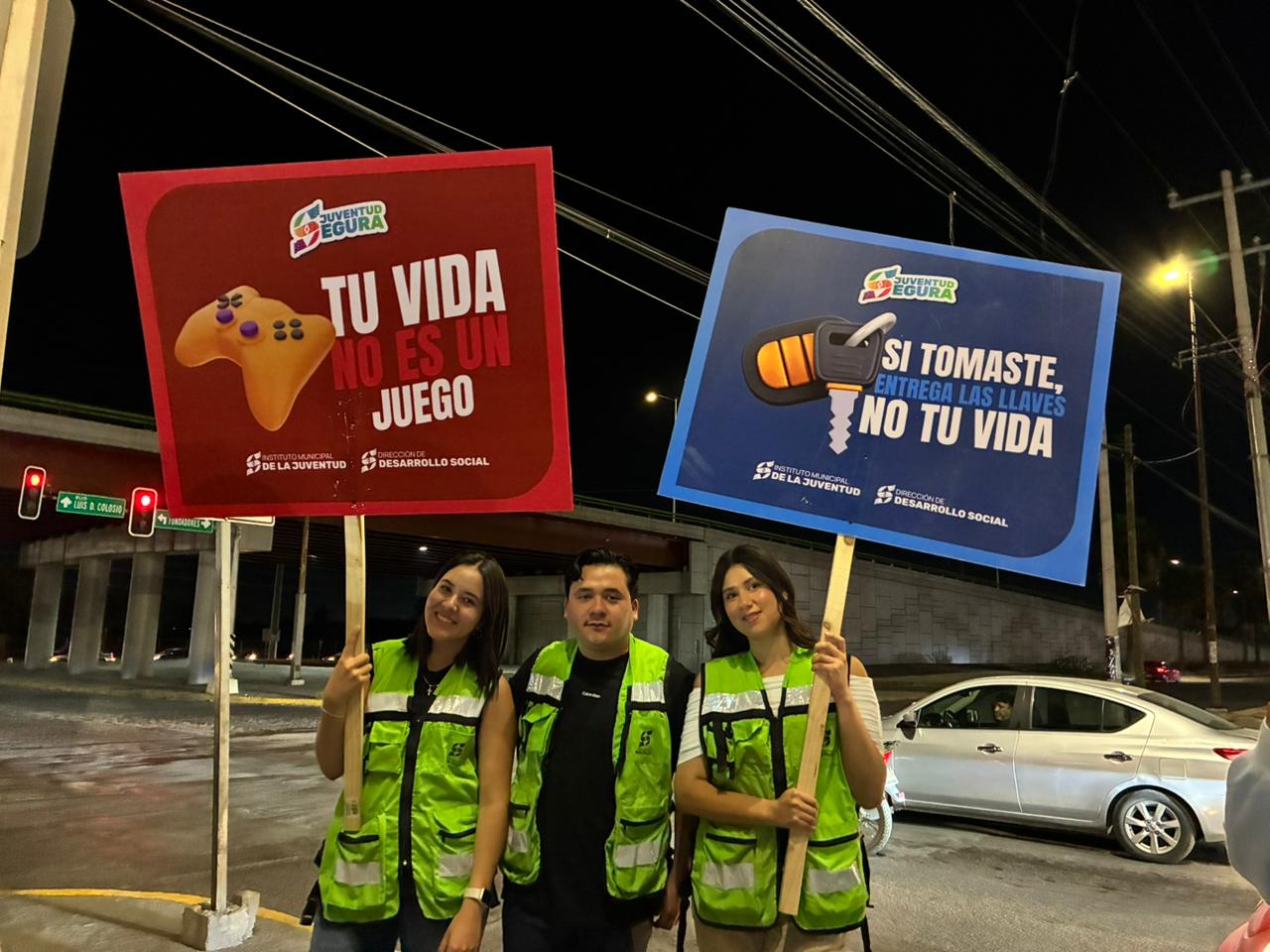 Impulsan en Saltillo la concientización vial Participan jóvenes en cruceros temáticos