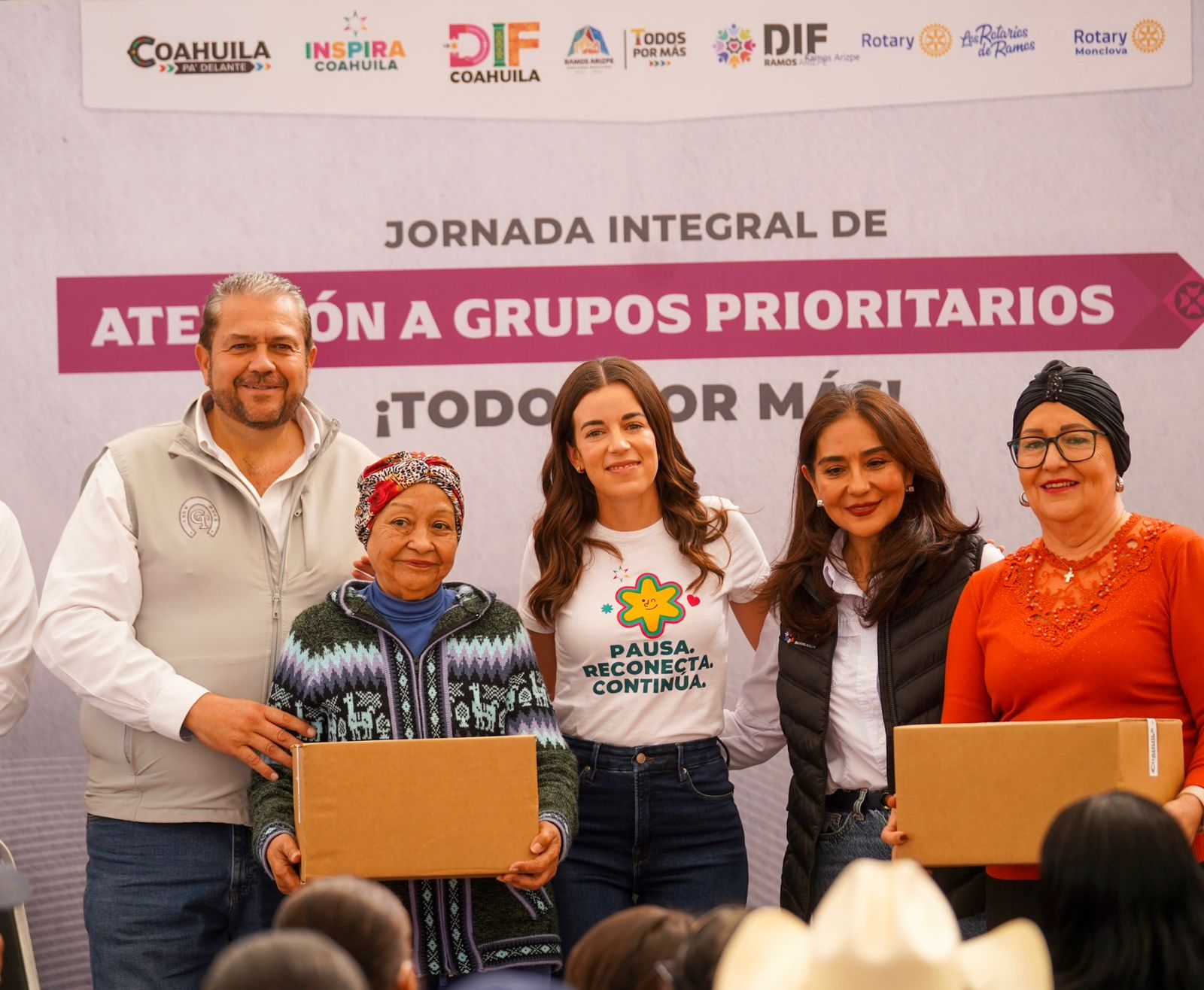 Con Paola Rodríguez al frente, arranca en Ramos Jornada Integral para mujeres y familias vulnerables